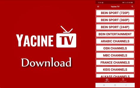 yosin tv|Télécharger Yacine TV Apk (v3) pour Android .